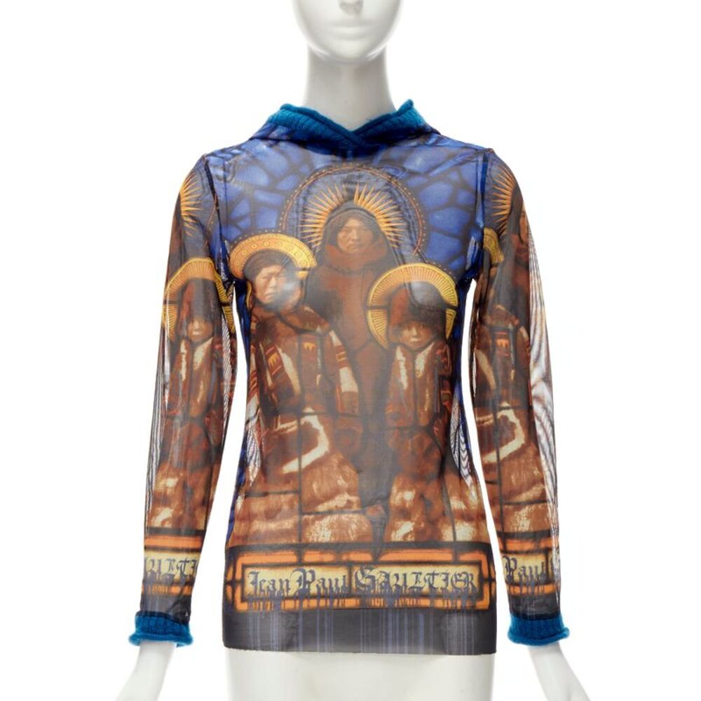 Jean Paul Gaultier Wool Hooded Top